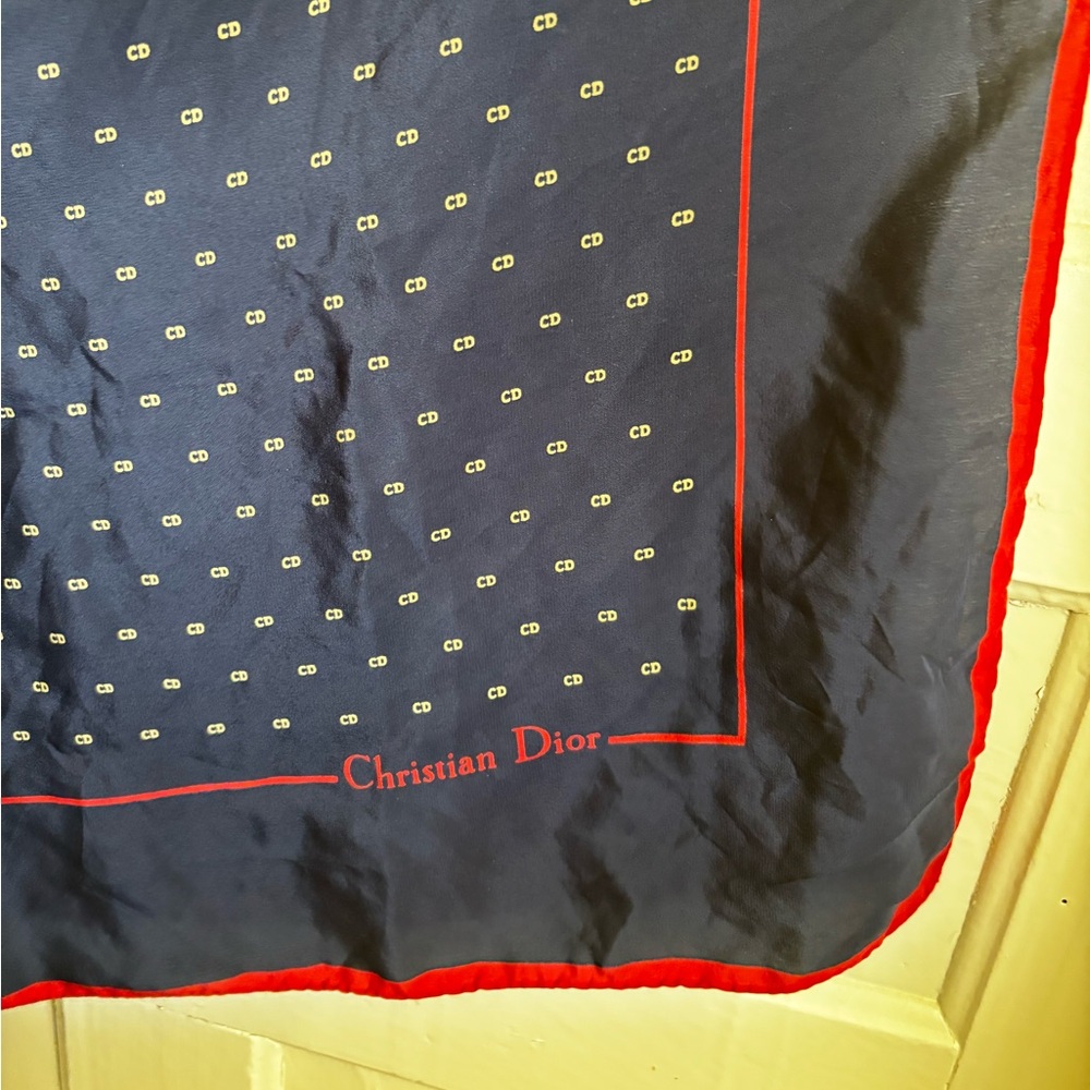 Christian Dior silk scarf
